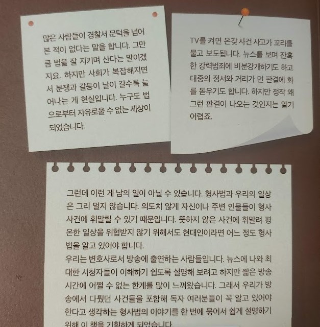 [서평] 쉽지만 꽤 쓸만한 형사법 100 (박성배, 백성문)